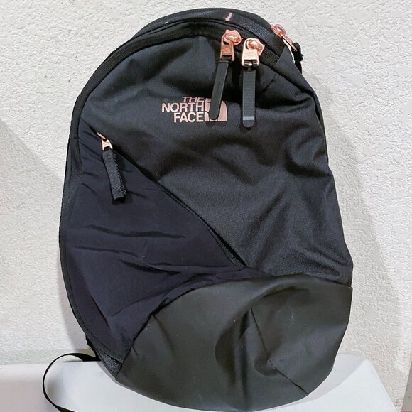NEW North Face Isabella Sling Pack Bag Backpack NWT Black/Burnt Coral Metallic - Picture 1 of 14